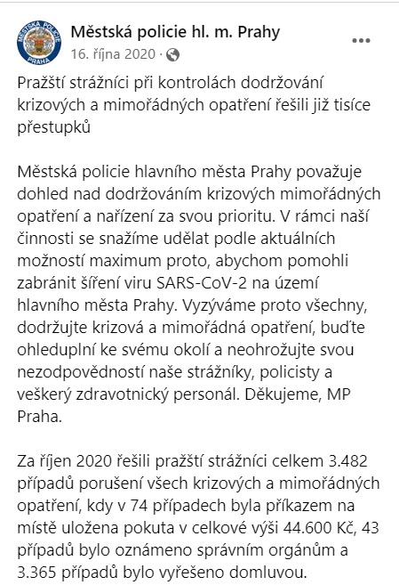 První demonstrace v ČR proti anti-COVID opatřením